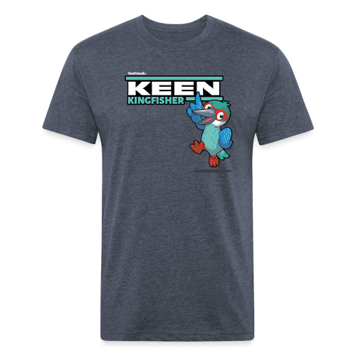 Keen Kingfisher Character Comfort Adult Tee - heather navy