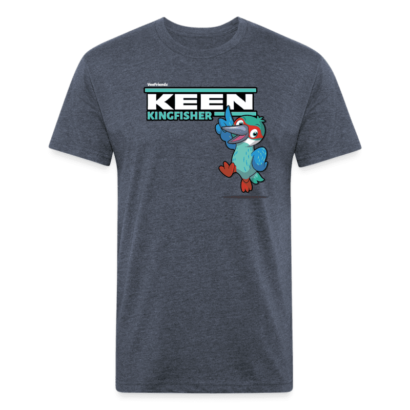 Keen Kingfisher Character Comfort Adult Tee - heather navy