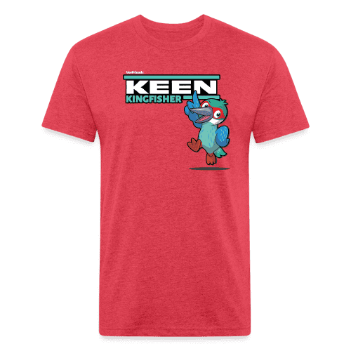 Keen Kingfisher Character Comfort Adult Tee - heather red