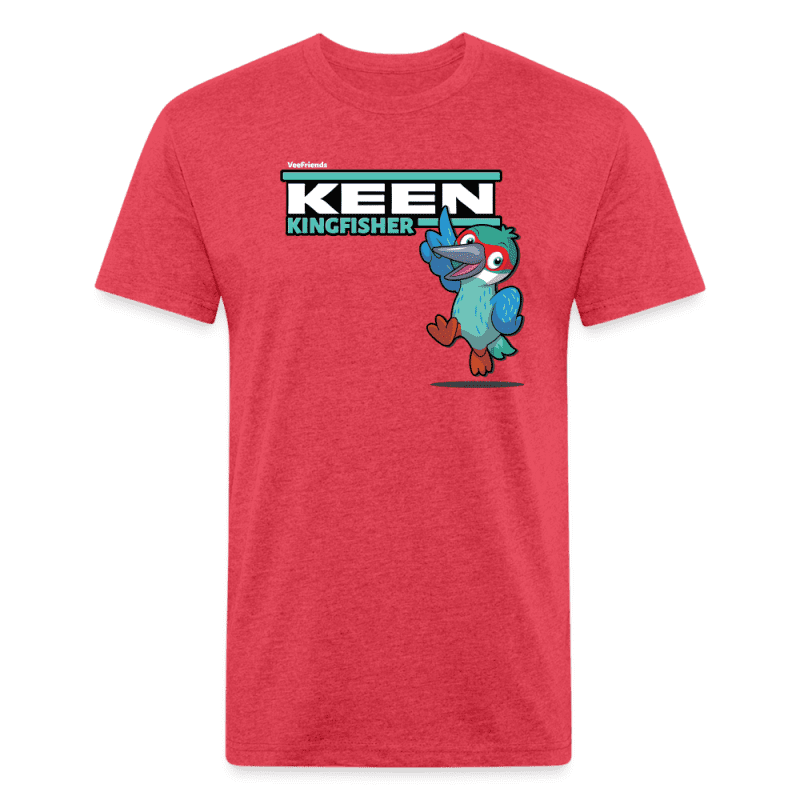 Keen Kingfisher Character Comfort Adult Tee - heather red