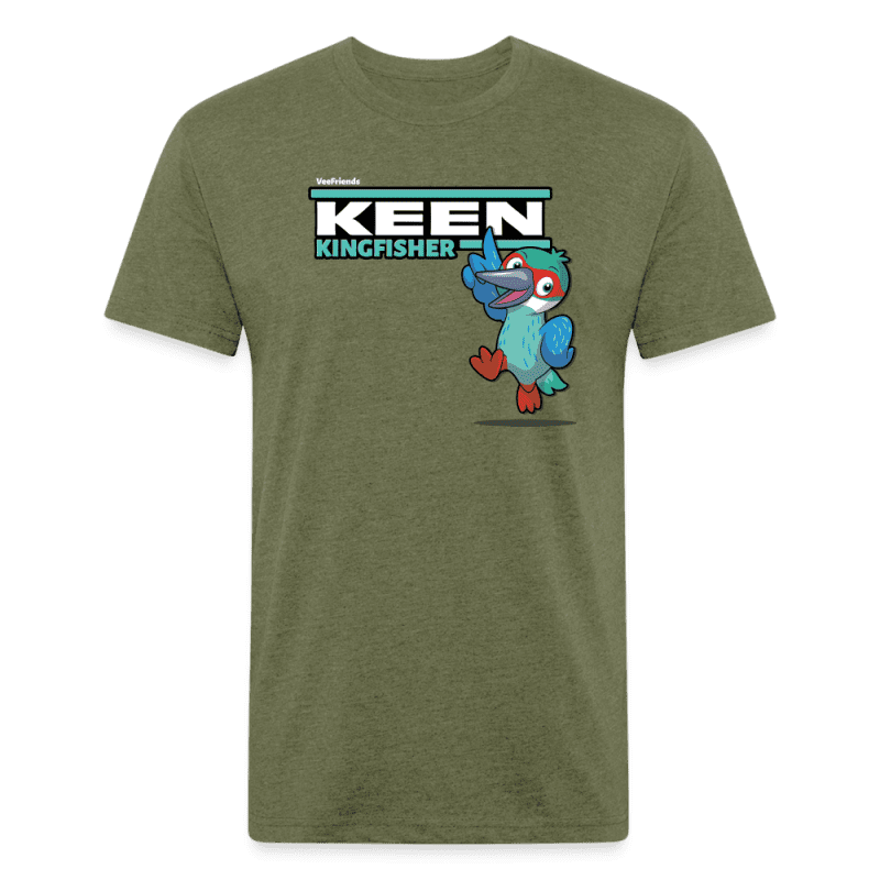 Keen Kingfisher Character Comfort Adult Tee - heather military green