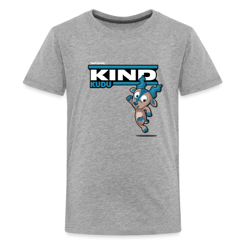 Kind Kudu Character Comfort Kids Tee - heather gray