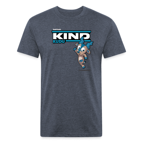 Kind Kudu Character Comfort Adult Tee - heather navy