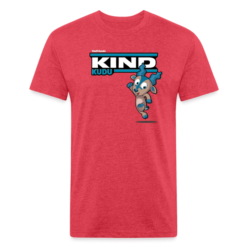 Kind Kudu Character Comfort Adult Tee - heather red