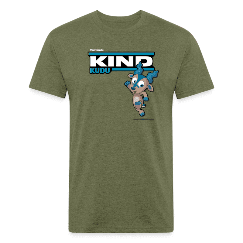 Kind Kudu Character Comfort Adult Tee - heather military green