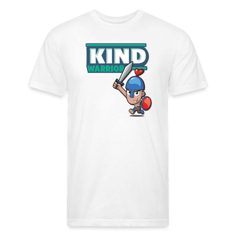 Kind-Warrior Character Comfort Adult Tee - white