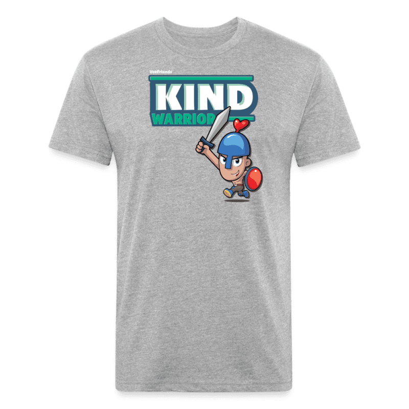 Kind-Warrior Character Comfort Adult Tee - heather gray