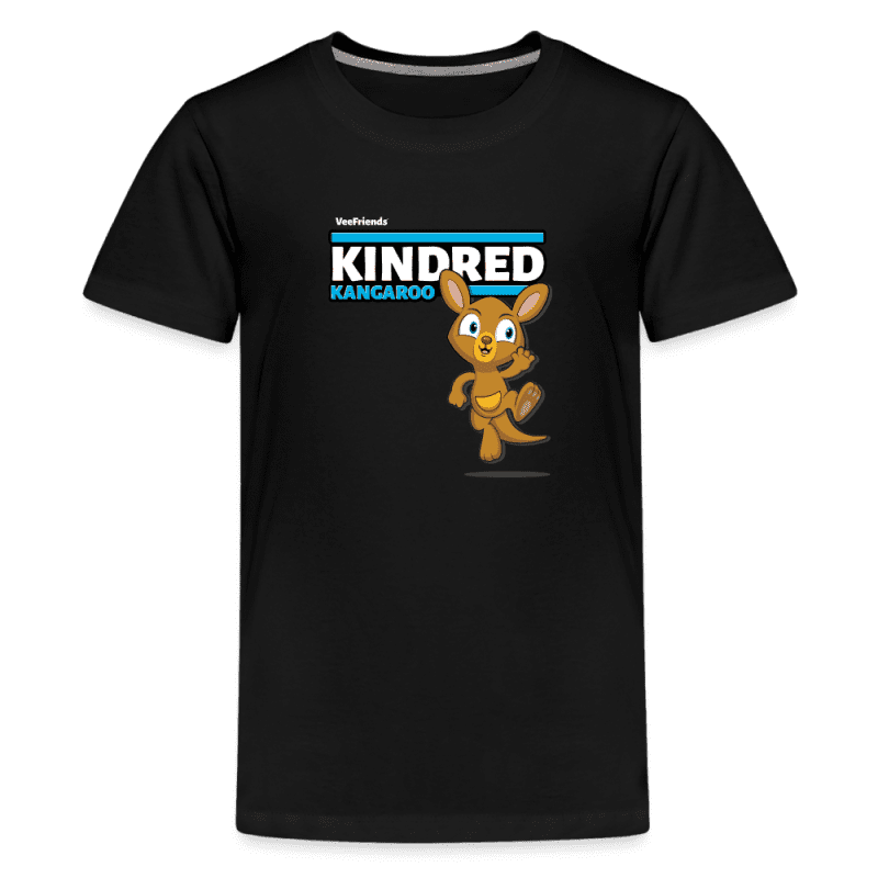 Kindred Kangaroo Character Comfort Kids Tee - black