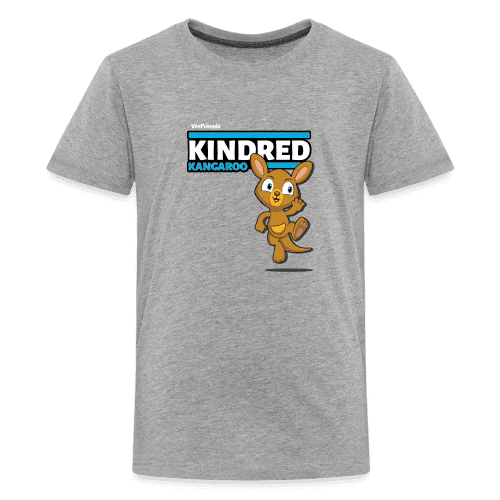 Kindred Kangaroo Character Comfort Kids Tee - heather gray