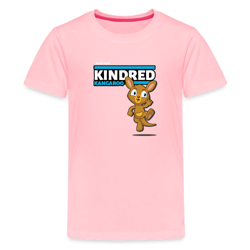 Kindred Kangaroo Character Comfort Kids Tee - pink