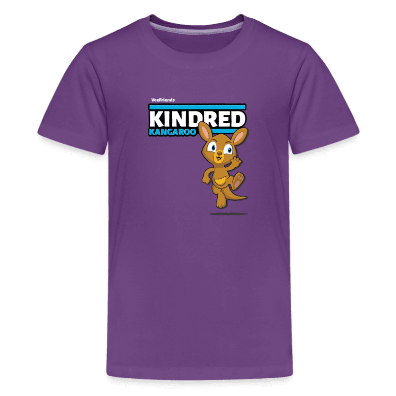 Kindred Kangaroo Character Comfort Kids Tee - purple