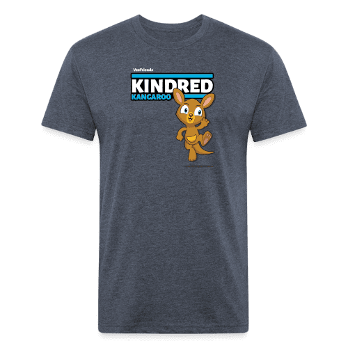 Kindred Kangaroo Character Comfort Adult Tee - heather navy