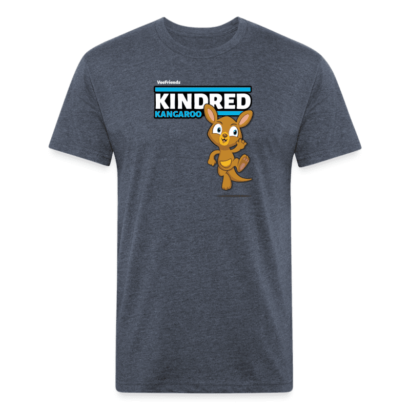 Kindred Kangaroo Character Comfort Adult Tee - heather navy