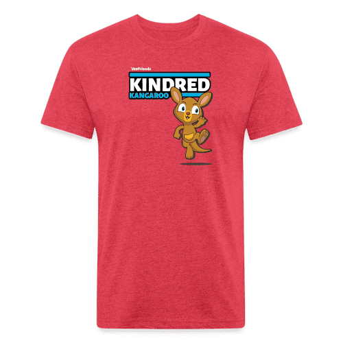 Kindred Kangaroo Character Comfort Adult Tee - heather red