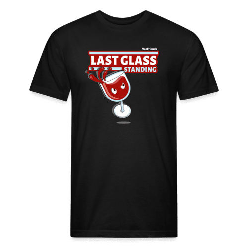 Last Glass Standing Character Comfort Adult Tee - black