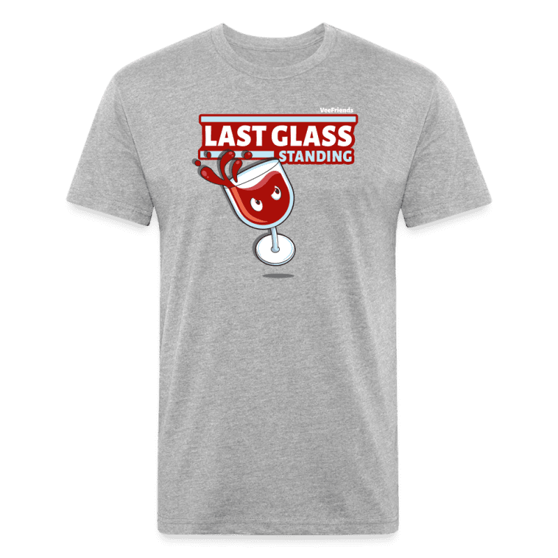 Last Glass Standing Character Comfort Adult Tee - heather gray