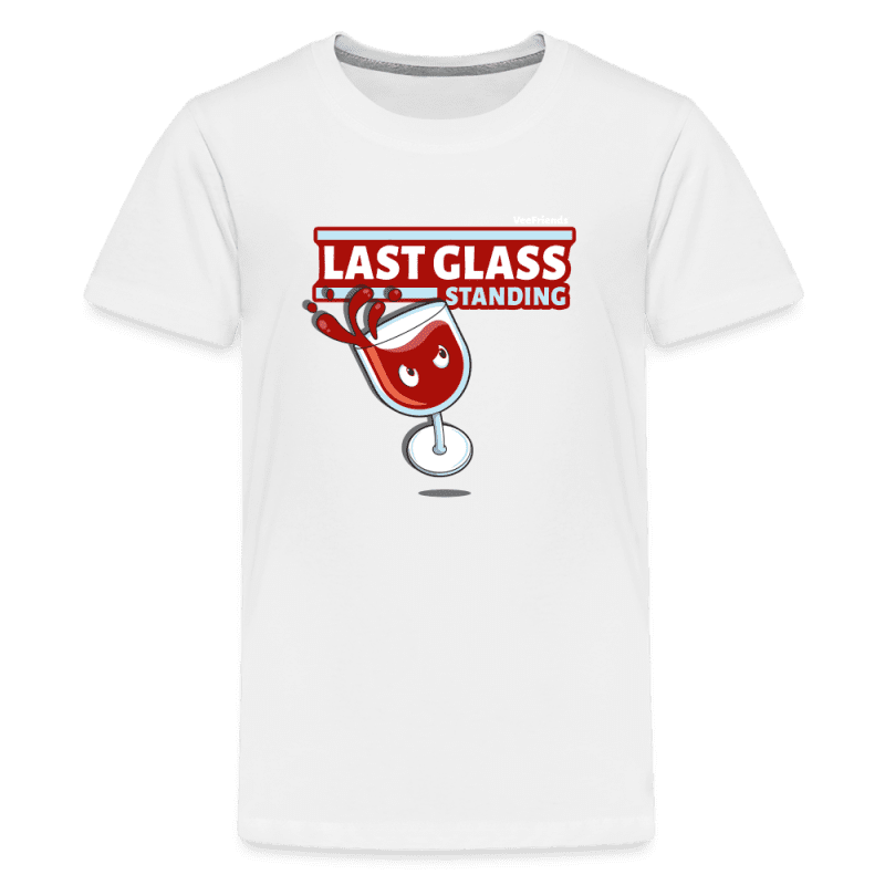 Last Glass Standing Character Comfort Kids Tee - white