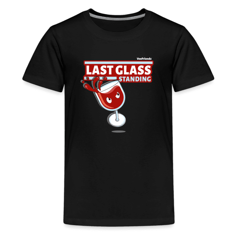 Last Glass Standing Character Comfort Kids Tee - black