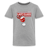 Last Glass Standing Character Comfort Kids Tee - heather gray