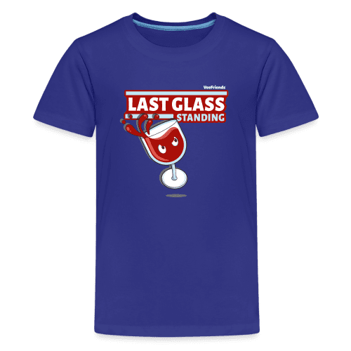 Last Glass Standing Character Comfort Kids Tee - royal blue