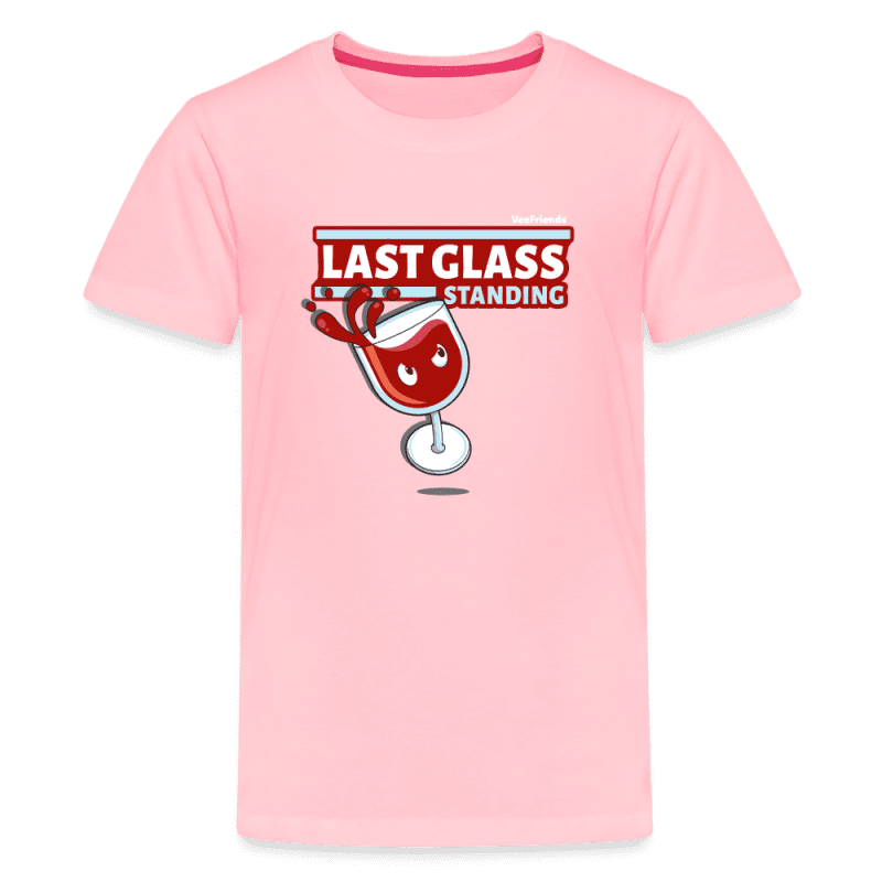 Last Glass Standing Character Comfort Kids Tee - pink