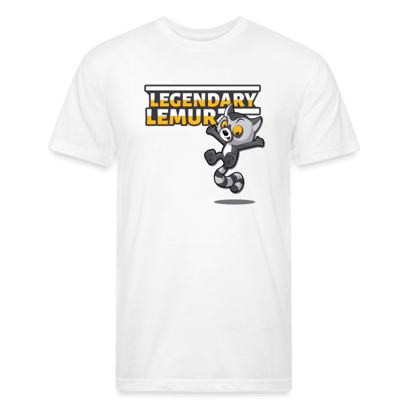 Legendary Lemur Character Comfort Adult Tee - white