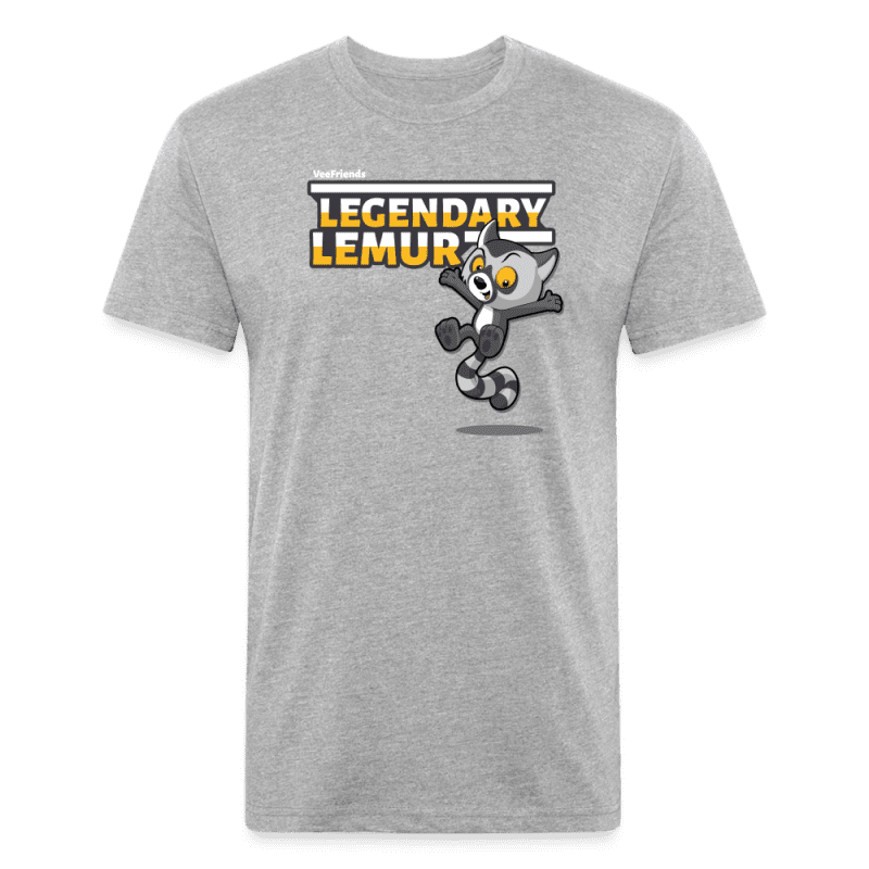 Legendary Lemur Character Comfort Adult Tee - heather gray