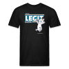 Legit Llama Character Comfort Adult Tee - black