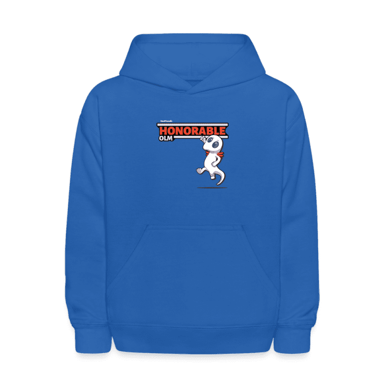 Honorable Olm Character Comfort Kids Hoodie - royal blue