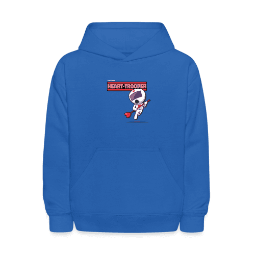 Heart-Trooper Character Comfort Kids Hoodie - royal blue