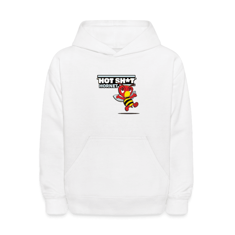 "Hot Sh*t" Hornet Character Comfort Kids Hoodie - white