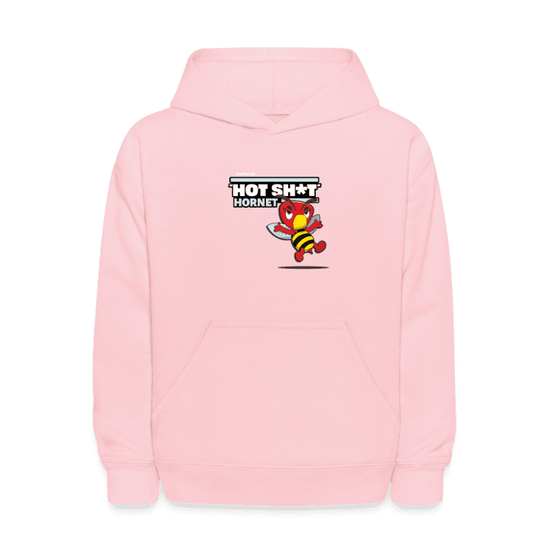 "Hot Sh*t" Hornet Character Comfort Kids Hoodie - pink