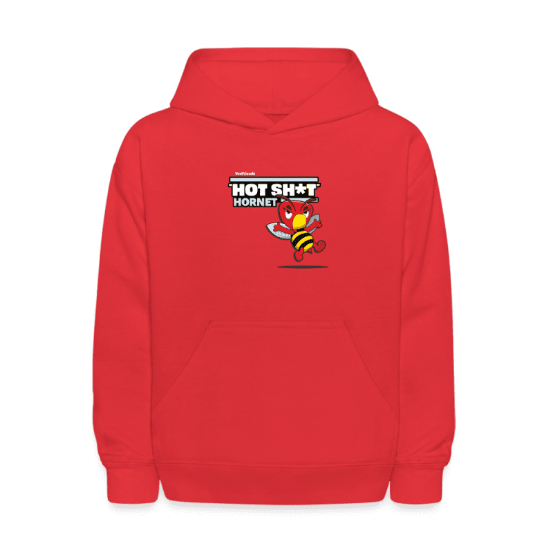 "Hot Sh*t" Hornet Character Comfort Kids Hoodie - red