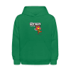 "Hot Sh*t" Hornet Character Comfort Kids Hoodie - kelly green