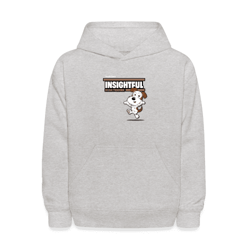 Insightful Irish Terrier Character Comfort Kids Hoodie - heather gray