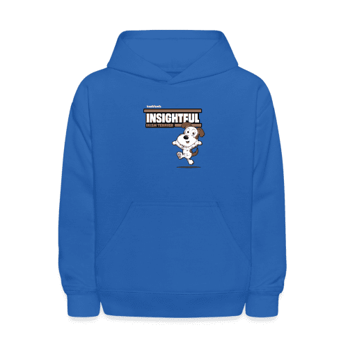 Insightful Irish Terrier Character Comfort Kids Hoodie - royal blue