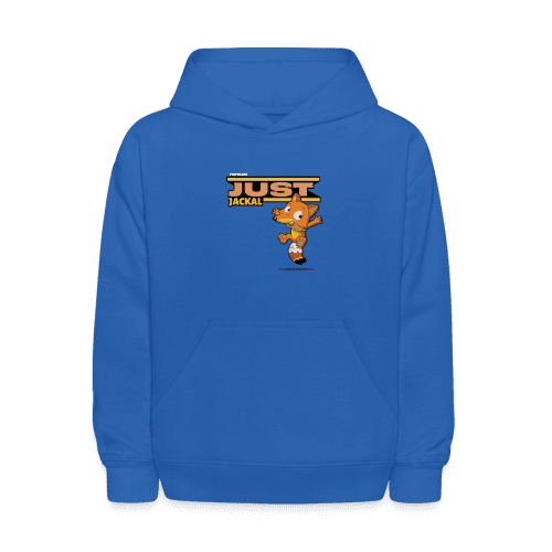 Just Jackal Character Comfort Kids Hoodie - royal blue