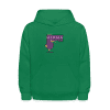 Karma Kiwi Character Comfort Kids Hoodie - kelly green