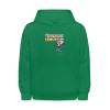 Legendary Lemur Character Comfort Kids Hoodie - kelly green