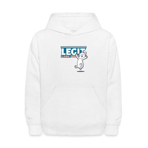 Legit Llama Character Comfort Kids Hoodie - white