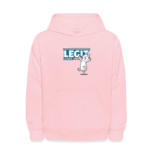 Legit Llama Character Comfort Kids Hoodie - pink