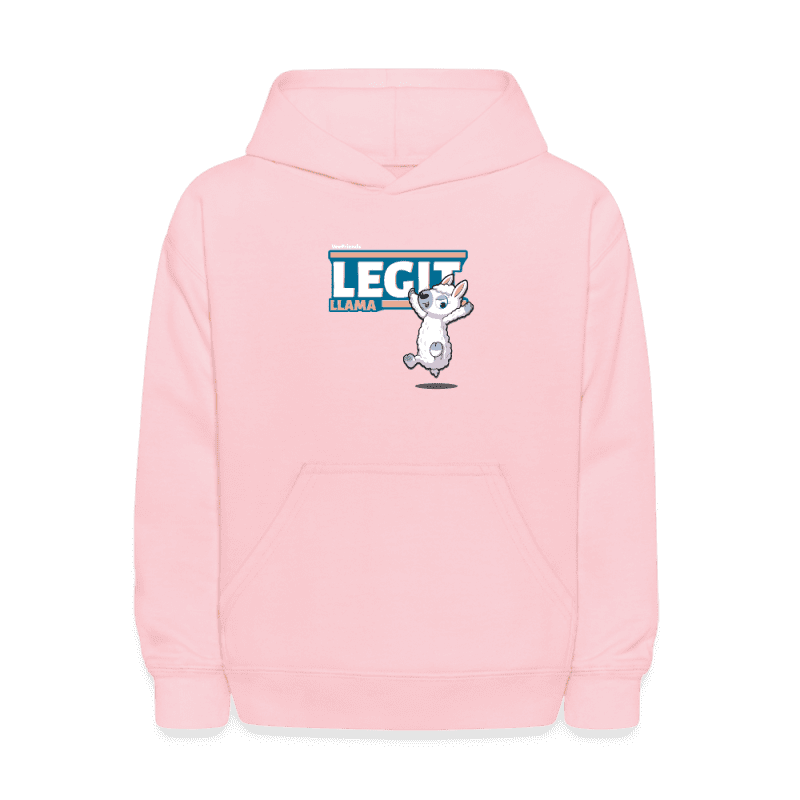 Legit Llama Character Comfort Kids Hoodie - pink