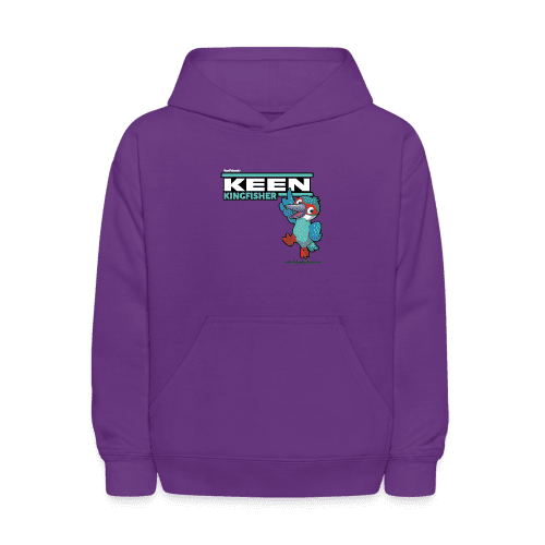 Keen Kingfisher Character Comfort Kids Hoodie - purple