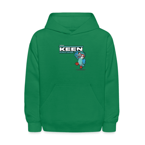 Keen Kingfisher Character Comfort Kids Hoodie - kelly green