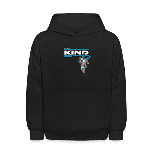 Kind Kudu Character Comfort Kids Hoodie - black