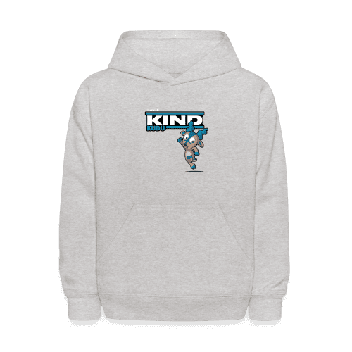 Kind Kudu Character Comfort Kids Hoodie - heather gray