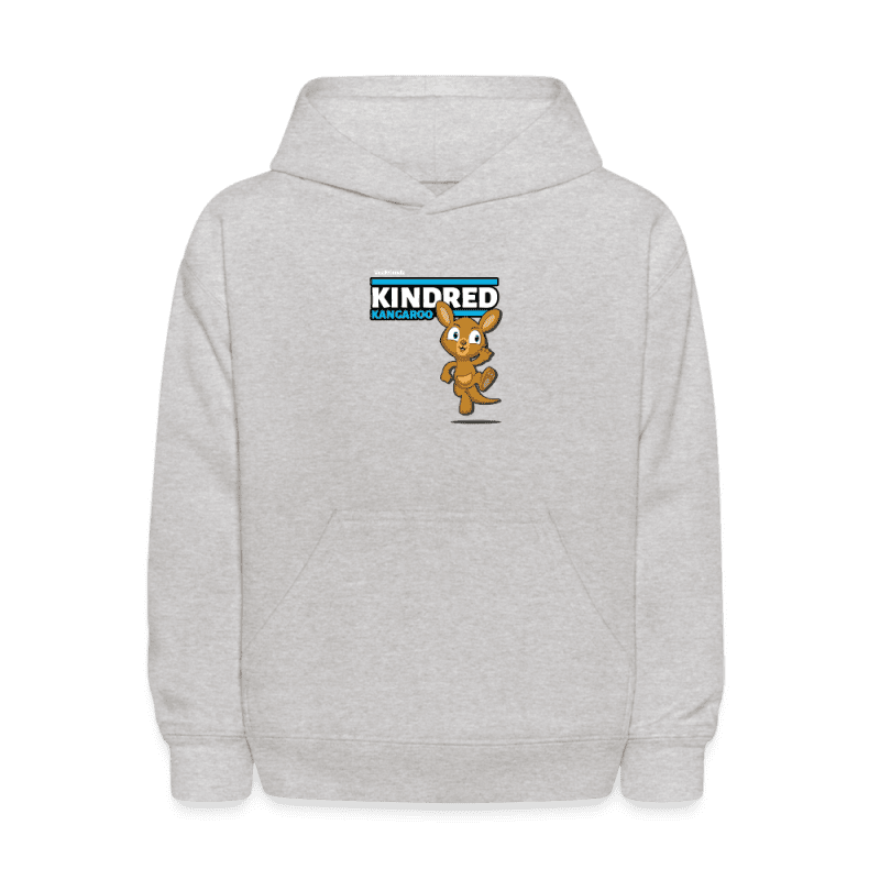 Kindred Kangaroo Character Comfort Kids Hoodie - heather gray