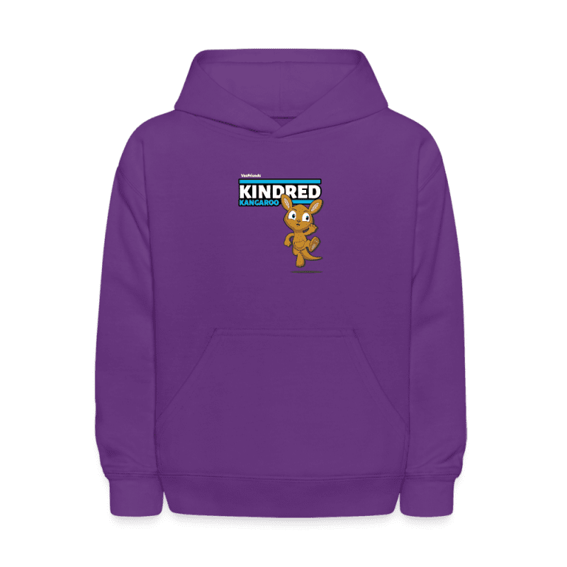 Kindred Kangaroo Character Comfort Kids Hoodie - purple