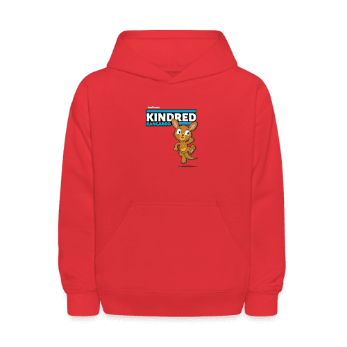 Kindred Kangaroo Character Comfort Kids Hoodie - red