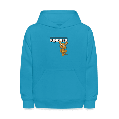 Kindred Kangaroo Character Comfort Kids Hoodie - turquoise